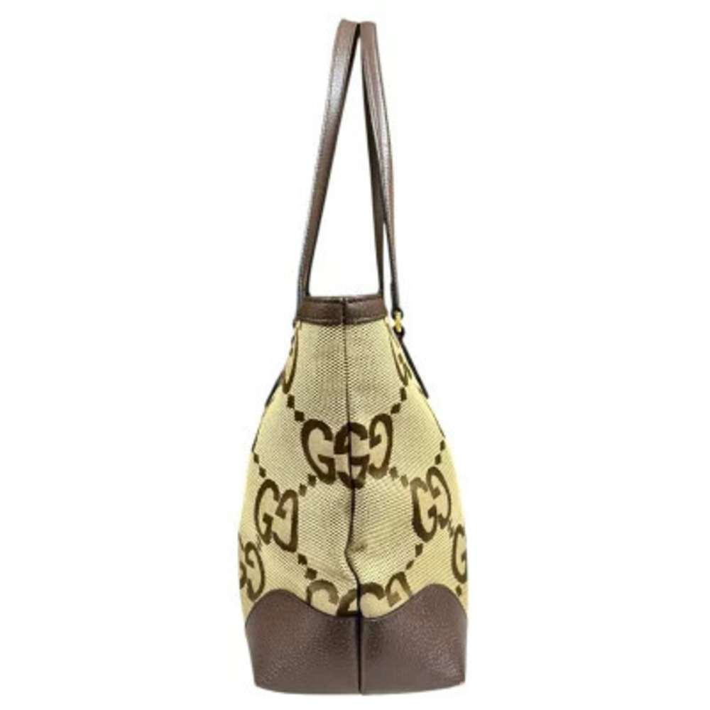 Gucci Tote Bag Beige Jumbo GG Leather - Picture 5 of 8